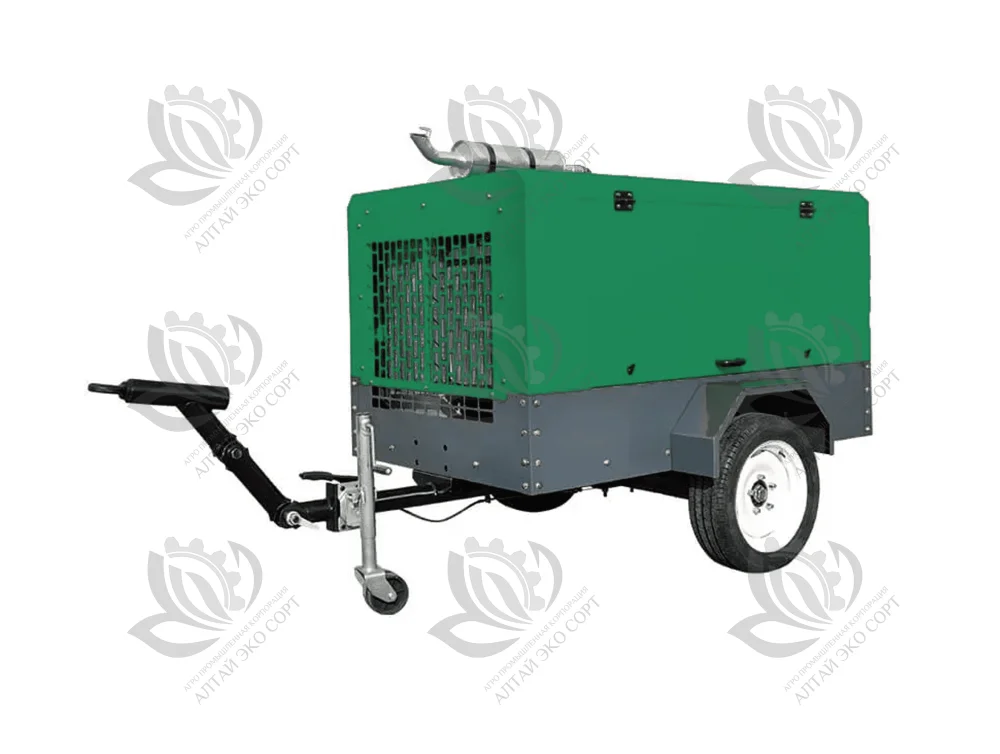 Diesel Portable Screw Air Compressor