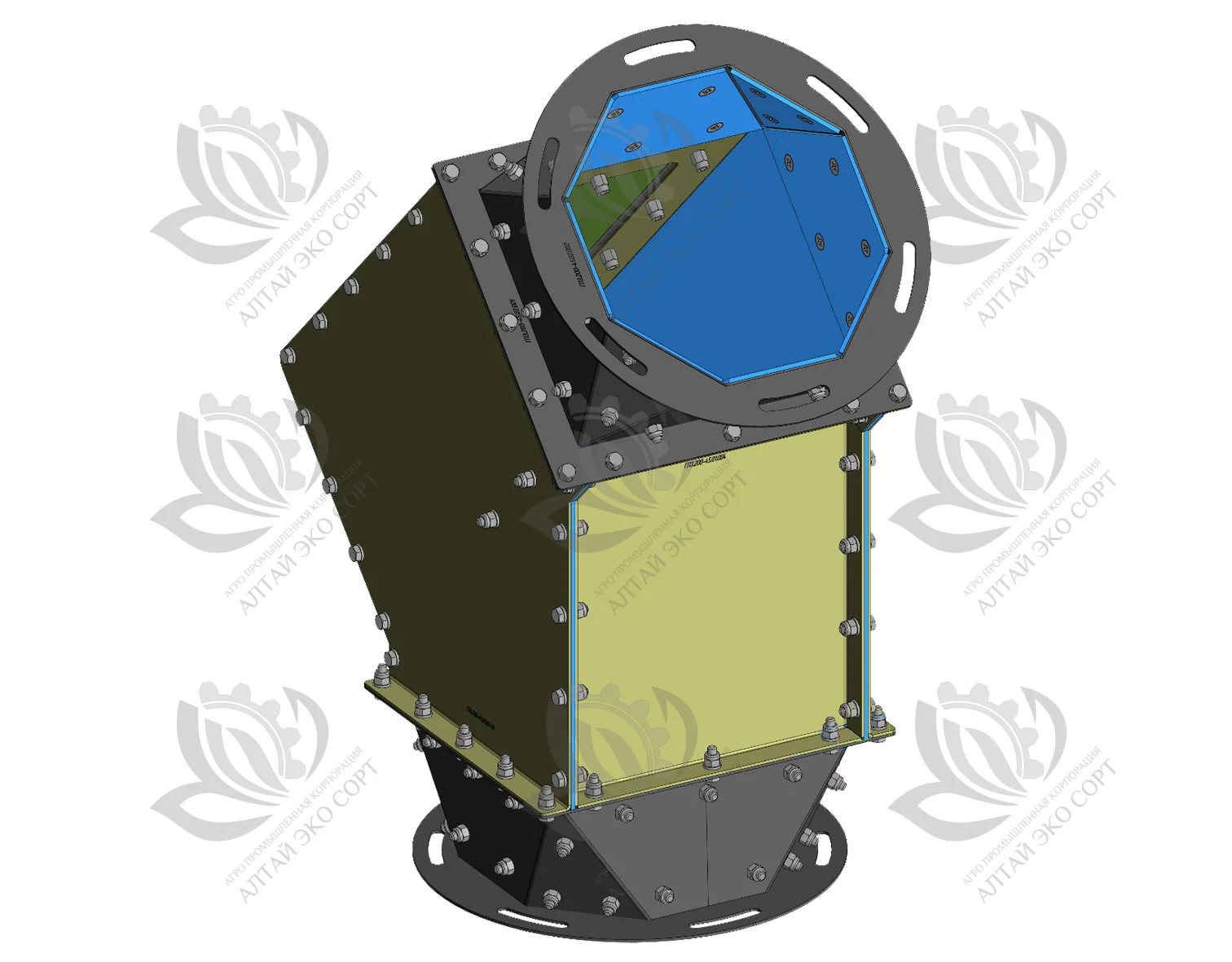 Speed limiter for grain pipes