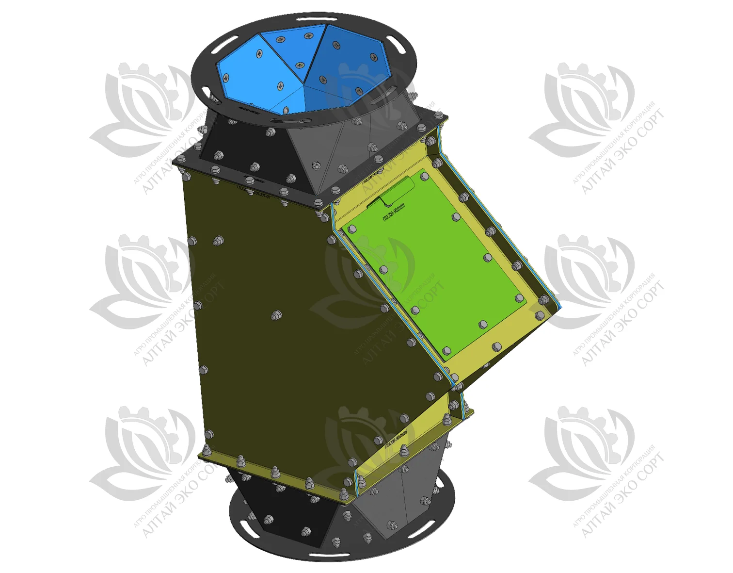 Speed limiter for grain pipes