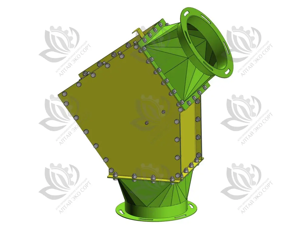 Speed limiter for grain pipes